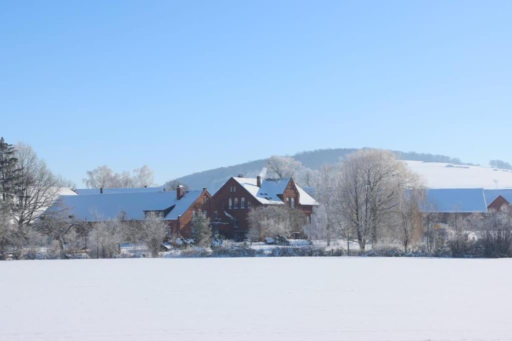 Idyllische Ferienwohnung Auf Altem Bauernhof Mit Wallbox Emmerthal Exteriör bild